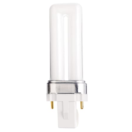 Satco Lighting Single 5 Watt T4 G23 Compact Fluorescent Bulb - 580 Lumens and 2700K Frosted