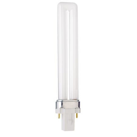 Satco Lighting Single 9 Watt T4 G23 Compact Fluorescent Bulb - 525 Lumens and 2700K Frosted