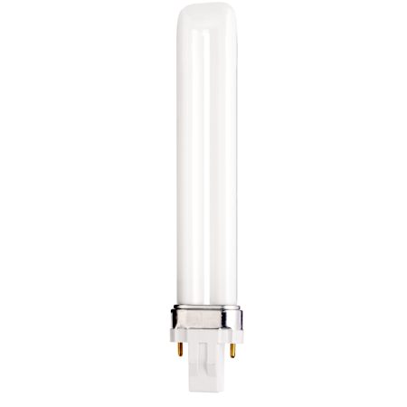 Satco Lighting Single 13 Watt T4 CFL Plugin (GX23) Compact Fluorescent Bulb - 780 Lumens and 3500K Frosted