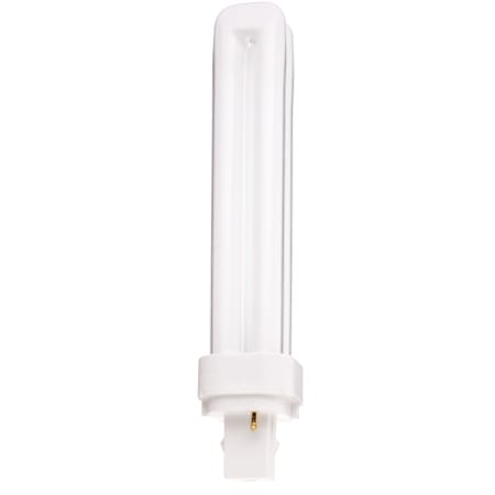 Satco Lighting Single 26 Watt T4 G24 Compact Fluorescent Bulb - 1,250 Lumens and 2700K Frosted