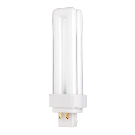 Satco Lighting Single 13 Watt T4 G24 Compact Fluorescent Bulb - 1,825 Lumens and 2700K Frosted