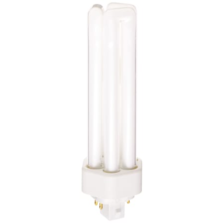 Satco Lighting Single 42 Watt T4 CFL Plugin (GX24q-4) Compact Fluorescent Bulb - 1,250 Lumens and 3500K Frosted