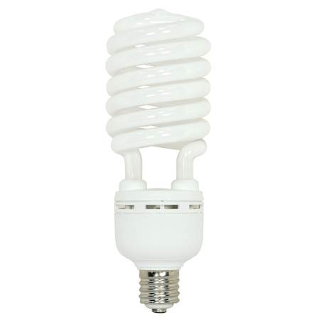 Satco Lighting Single 105 Watt T5 Mogul Compact Fluorescent Bulb - 900 Lumens and 2700K Frosted