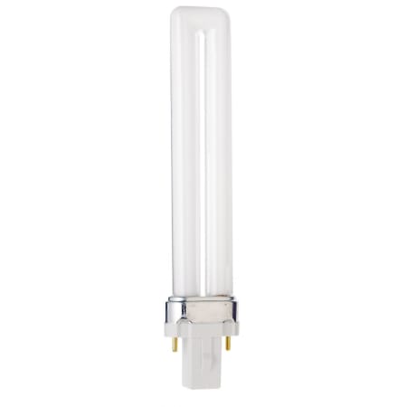 Satco Lighting Pack of (4) 9 Watt T4 Shaped G23 Base Compact Fluorescent Bulbs White