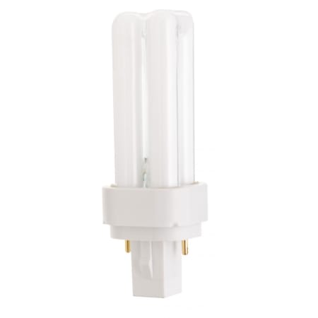 Satco Lighting Pack of (2) 9 Watt T4 Shaped G23-2 Base Compact Fluorescent Bulbs White