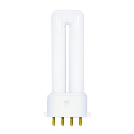 Satco Lighting Single 5 Watt T4 CFL Plugin (2G7) Compact Fluorescent Bulb - 580 Lumens and 4100K Frosted