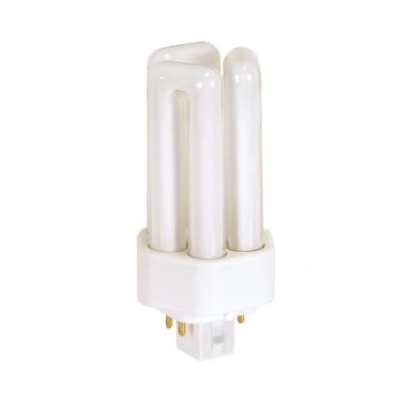 Satco Lighting Single 13 Watt T4 Shaped GX24q-1 Base Compact Fluorescent Bulb White