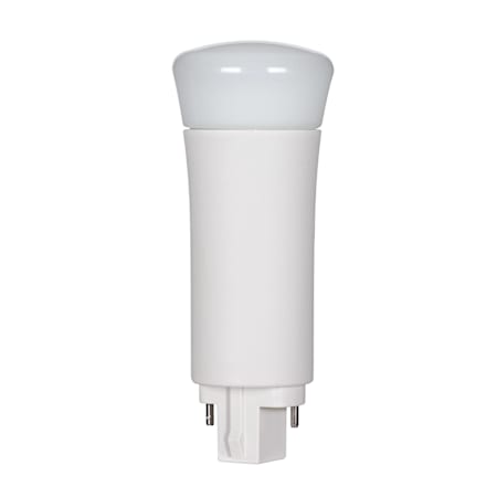 Satco Lighting Single 9 Watt White PL CFL Plugin LED Bulb - 5000K Frosted