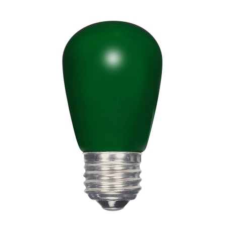 Satco Lighting Single 1.4 Watt Medium (E26) LED Bulb - 20 Lumens and 2700K Ceramic Green