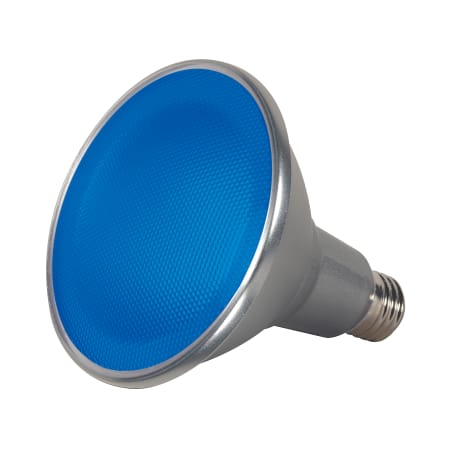 Satco Lighting Single 15 Watt Dimmable PAR38 Medium (E26) LED Bulb - 500 Lumens and 3500K Blue