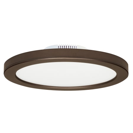 Satco Lighting 7" Wide Integrated LED Flush Mount Drum Ceiling Fixture - 277 Volt Bronze