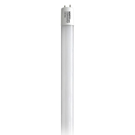Satco Lighting Single 48 Inch 11.5 Watt T8 Bi Pin LED Bulb - 1,200 Lumens and 3500K Gloss White