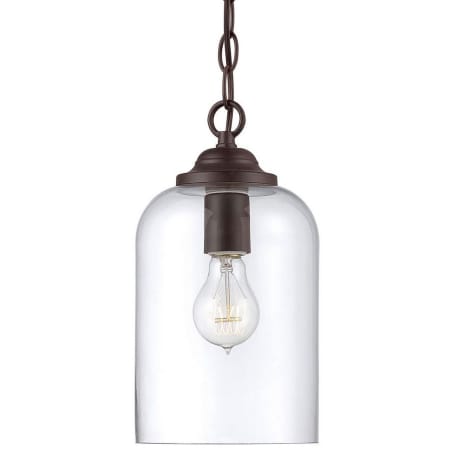 Savoy House Bally 1 Light Pendant English Bronze
