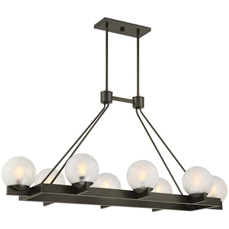 Savoy House Darien 8 Light 48" Wide Linear Chandelier Mediterranean Bronze
