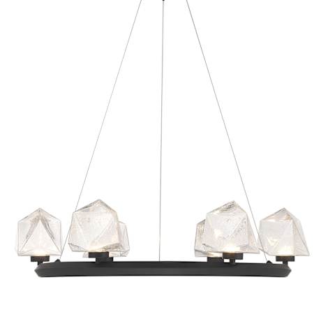 Savoy House Castello 6 Light 27" Wide LED Chandelier Matte Black