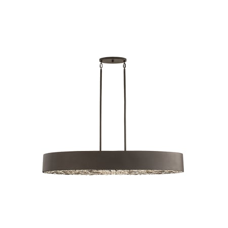 Savoy House Azores 6 Light 48" Wide Linear Chandelier Black Cashmere