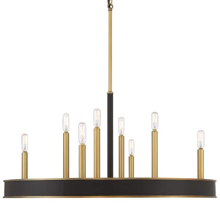 Savoy House Chaucer 8 Light 30" Wide Chandelier Warm Brass