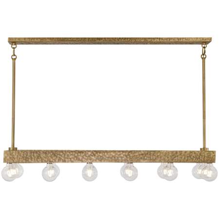 Savoy House Etereo 14 Light 42" Wide Linear Chandelier Spumante