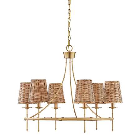 Savoy House Ashbury 6 Light 30" Wide LED Chandelier Warm Brass