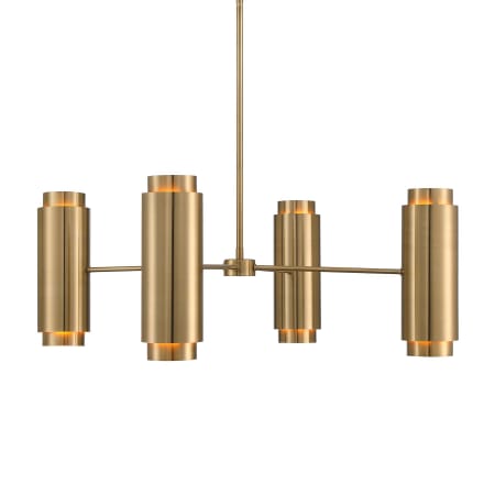 Savoy House Lio 8 Light 31" Wide Chandelier Noble Brass
