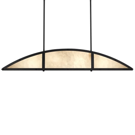 Savoy House Legacy 4 Light 46" Wide Linear Chandelier Matte Black