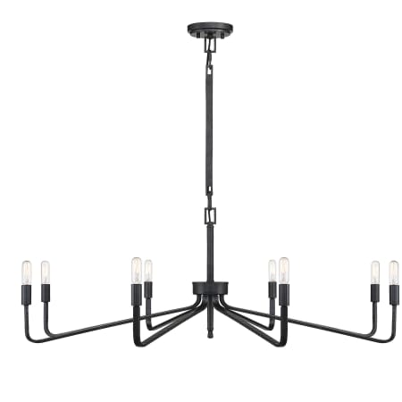 Savoy House Salem 8 Light 40" Wide Chandelier Forged Iron