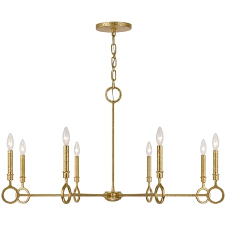 Savoy House Noah 8 Light 40" Wide Taper Candle Style Chandelier Gold Armory