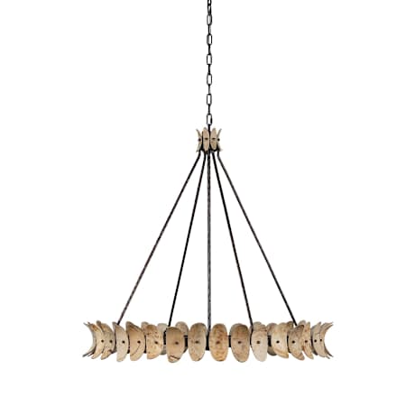 Savoy House Monarch 8 Light 36" Wide Ring Chandelier Coconut Shell