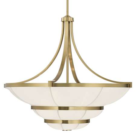 Savoy House Constantine 4 Light 28" Wide Waterfall Chandelier Warm Brass