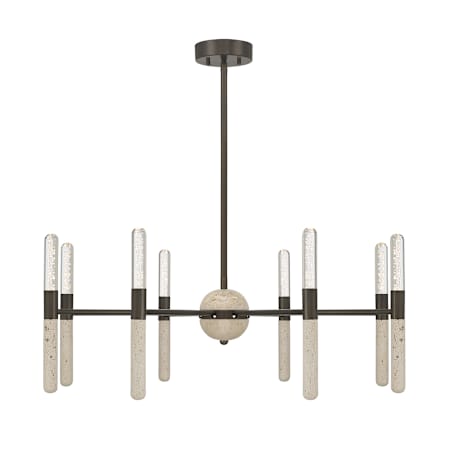 Savoy House Linden 32" Wide LED Chandelier Mediterranean Bronze