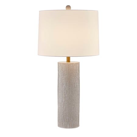 Savoy House Amanda 32" Tall LED Buffet Table Lamp by Coco & Dash Distressed White