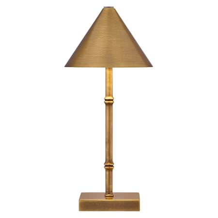 Savoy House Mae 14" Tall LED Buffet Rechargeable Table Lamp by Coco & Dash Brass Bamboo