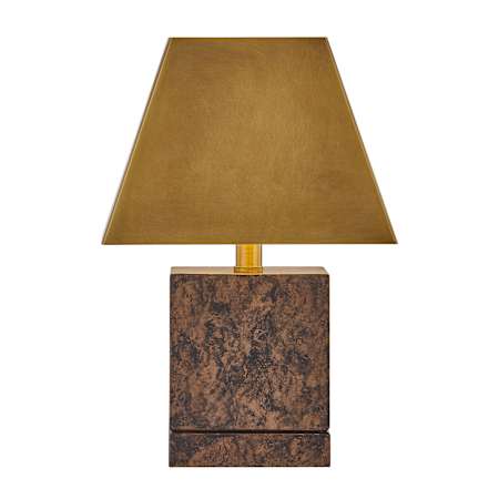 Savoy House Emma 10" Tall LED Buffet Rechargeable Table Lamp by Coco & Dash Brass