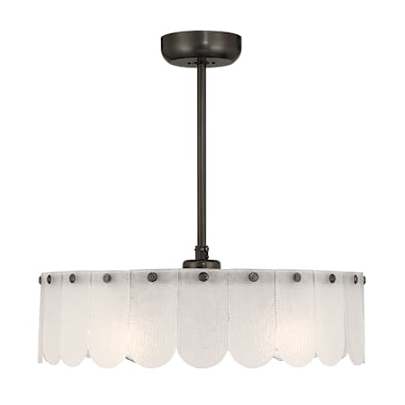 Savoy House Ashton 5 Light 28" Wide LED 3 Blade Fandelier Mediterranean Bronze