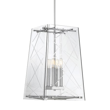 Savoy House Kole 4 Light 14" Wide Pendant Polished Chrome