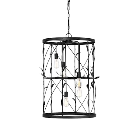 Savoy House Lexington 5 Light 26" Wide Pendant Matte Black