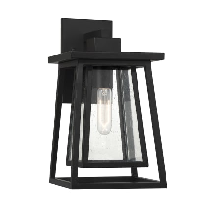 Savoy House Denver 15" Tall Outdoor Wall Sconce Matte Black