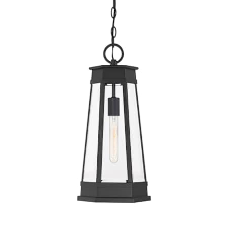 Savoy House Payne 10" Wide Outdoor Pendant Matte Black