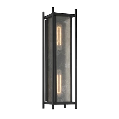 Savoy House Jacobs 2 Light 22" Tall Outdoor Wall Sconce Matte Black