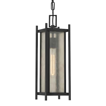 Savoy House Jacobs 6" Wide Outdoor Mini Pendant Matte Black