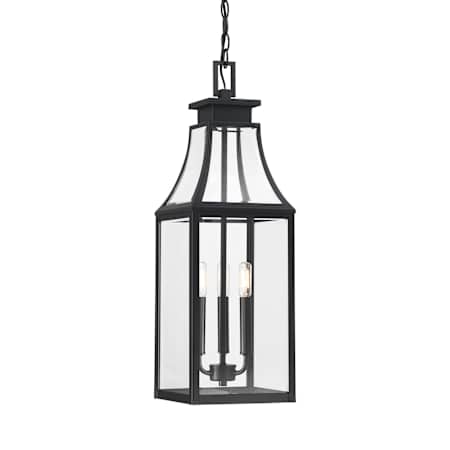 Savoy House Emery 3 Light 8" Wide Outdoor Mini Pendant Matte Black
