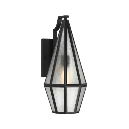 Savoy House Peninsula 18" Tall Outdoor Wall Sconce Matte Black