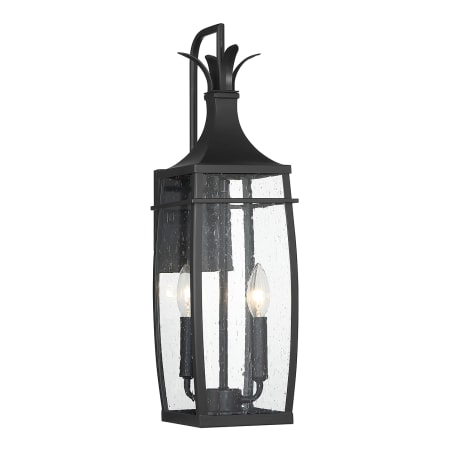 Savoy House Montpelier 2 Light 22" Tall Wall Sconce Matte Black