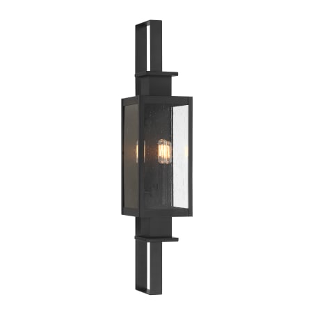 Savoy House Ascott 3 Light 32" Tall Outdoor Wall Sconce Matte Black