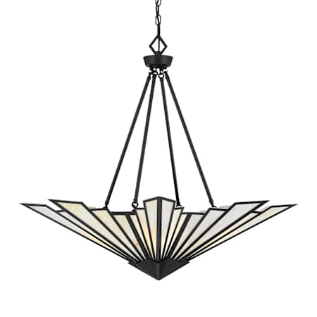 Savoy House Rivage 4 Light 36" Wide Pendant Matte Black