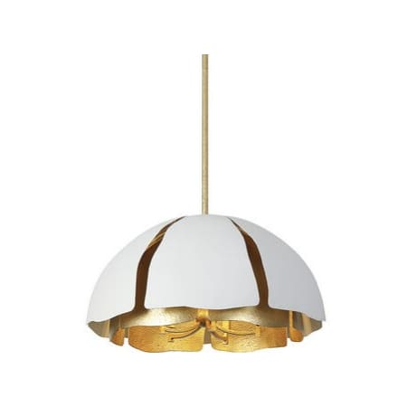 Savoy House Brewster 5 Light 15" Wide Pendant Cavalier Gold / Royal White