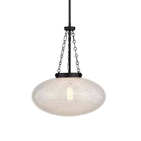 Savoy House Willow 17" Wide Pendant Matte Black