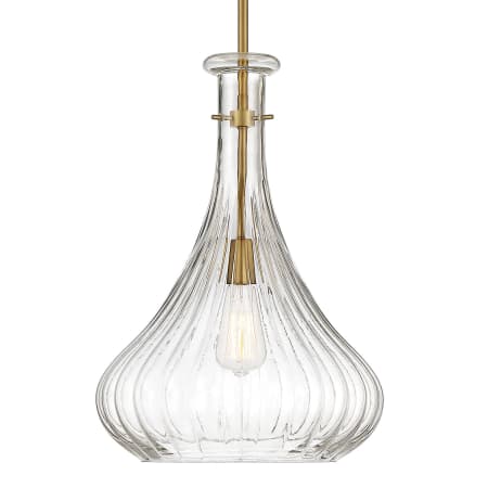 Savoy House Bristo 14" Wide Pendant Warm Brass