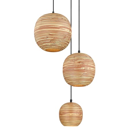 Savoy House Pharr 3 Light 22" Wide Multi Light Pendant Matte Black