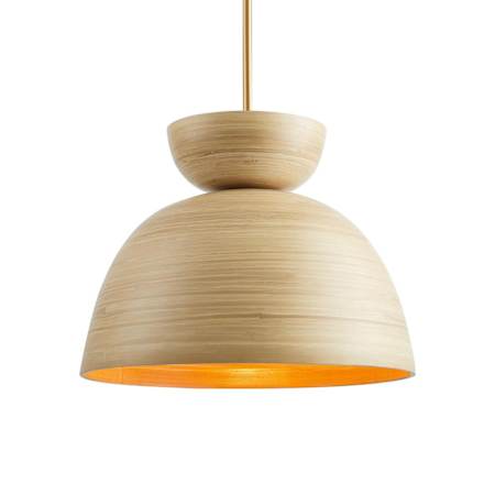 Savoy House Agave 20" Wide Pendant Natural Bamboo